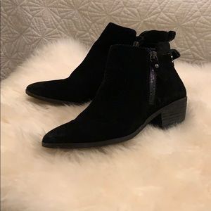 Vince Camuto Black Suede Ankle Boot
